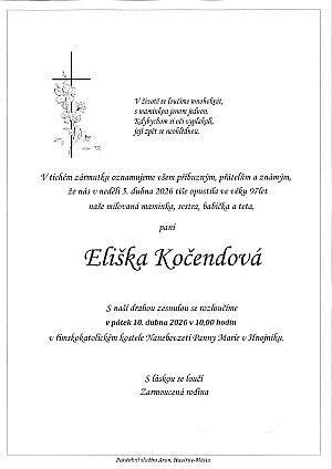 Eliška Kočendová