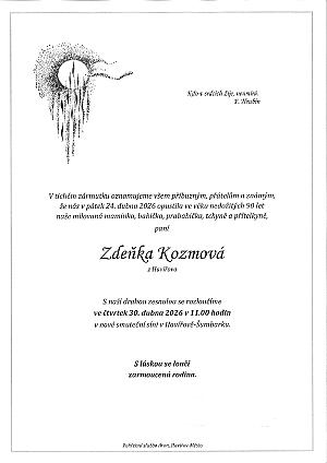 Zdeňka Kozmová