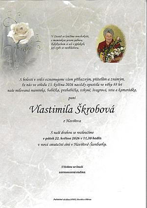 Vlastimila  Škrobová