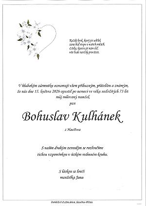 Bohuslav Kulhánek