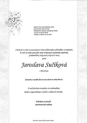 Jaroslava Sučíková