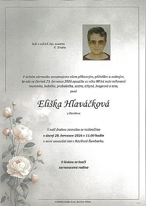 Eliška Hlaváčková