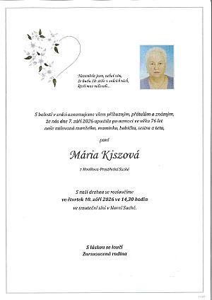 Mária Kiszová