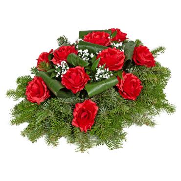 KŽ 7 kytice chvojová 50x40x30/70x50x45 cm