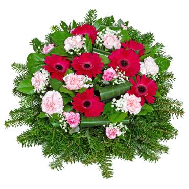 Ž 4 kytice chvojová se stuhou